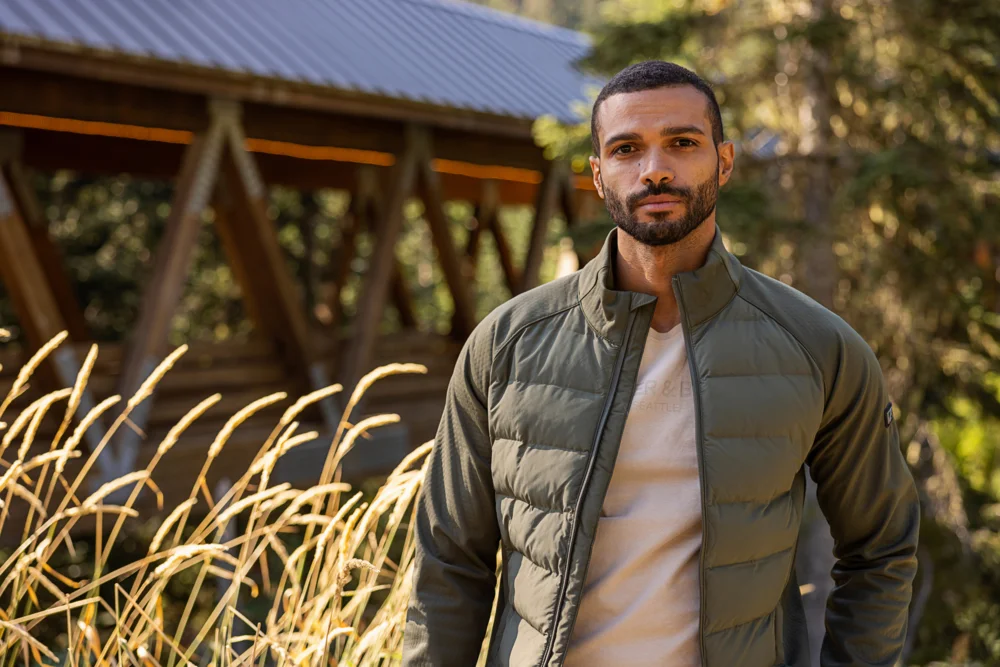 Herren Hybrid Jacke