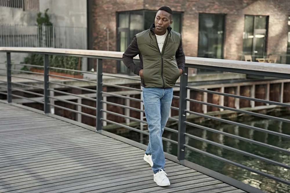 Herren Hybrid Stretch Jacke