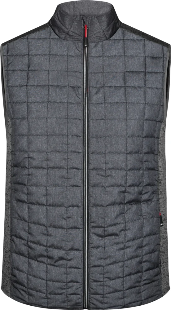 Herren Hybrid Strickfleece Gilet