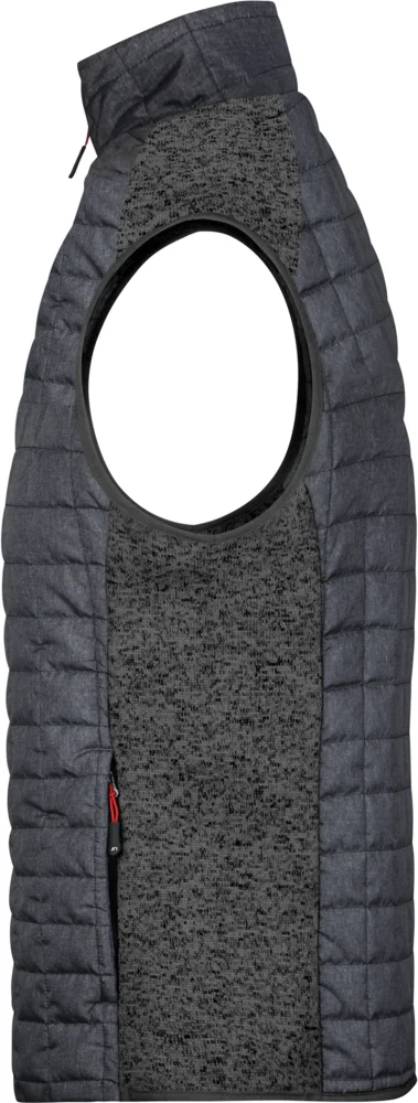 Herren Hybrid Strickfleece Gilet