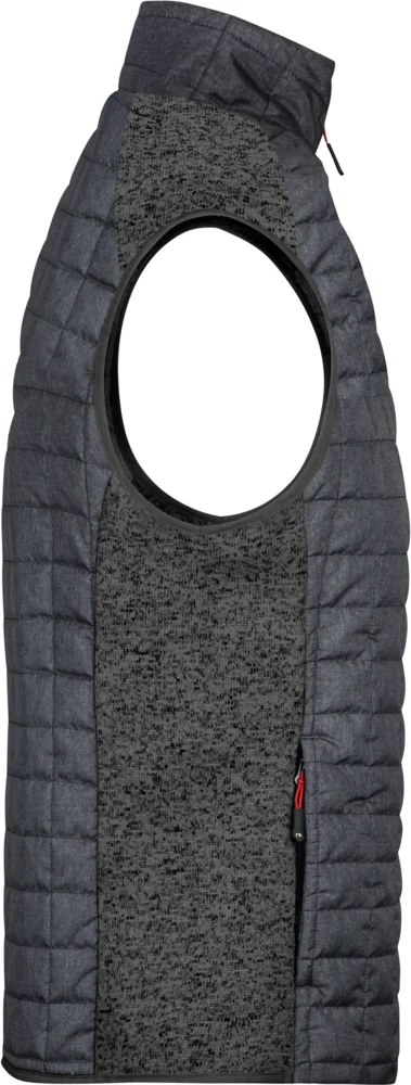 Herren Hybrid Strickfleece Gilet
