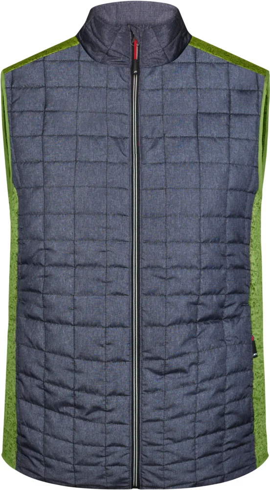 Herren Hybrid Strickfleece Gilet