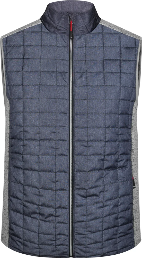 Herren Hybrid Strickfleece Gilet