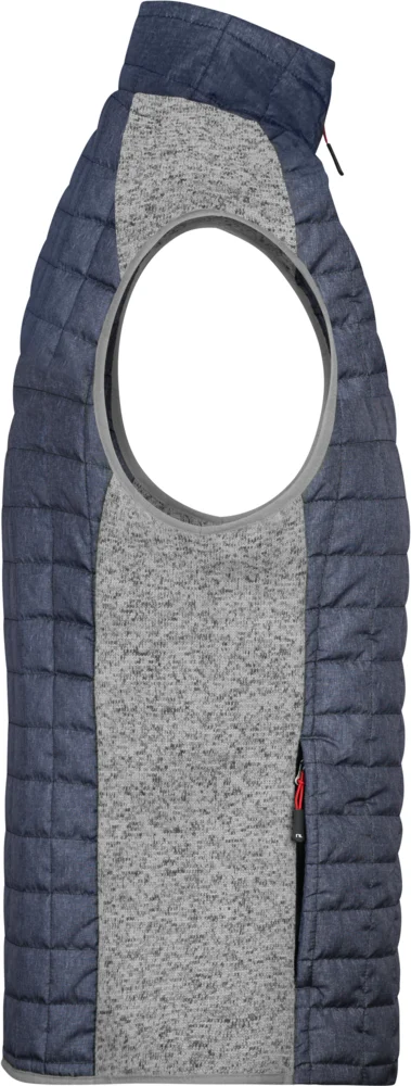 Herren Hybrid Strickfleece Gilet