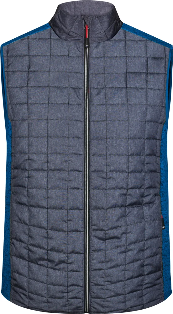Herren Hybrid Strickfleece Gilet