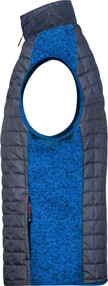 Herren Hybrid Strickfleece Gilet