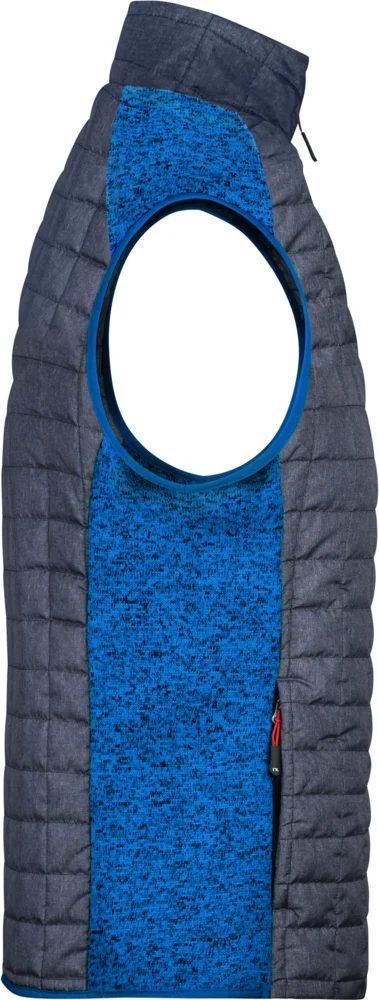 Herren Hybrid Strickfleece Gilet