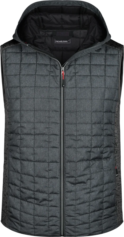 Herren Hybrid Strickfleece Gilet