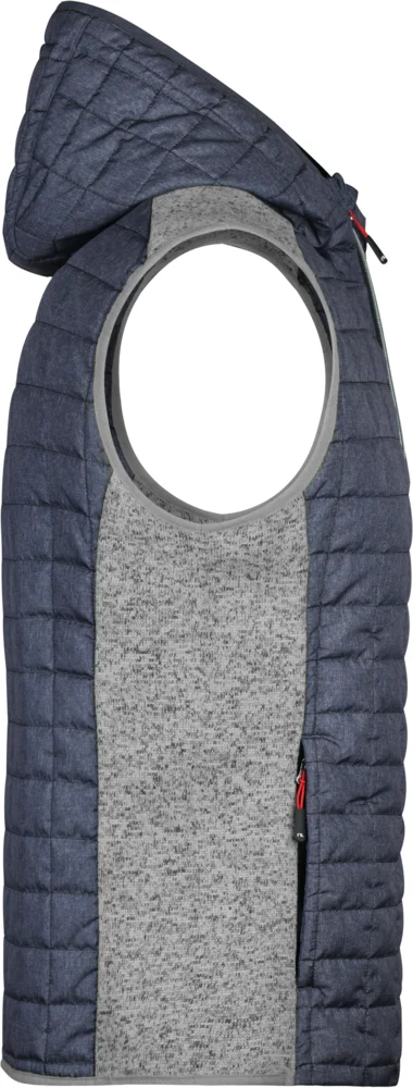 Herren Hybrid Strickfleece Gilet