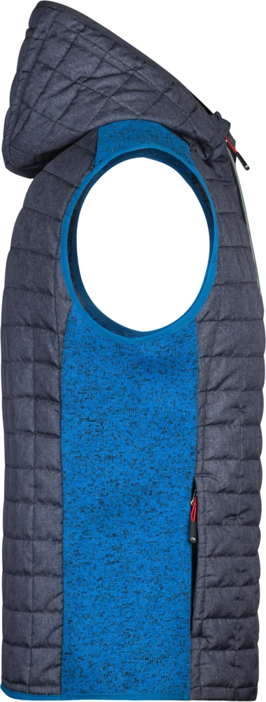 Herren Hybrid Strickfleece Gilet