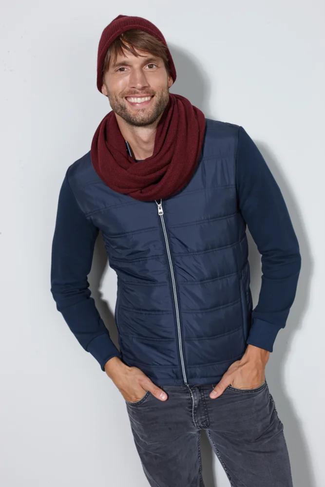 Herren Hybrid Sweatjacke