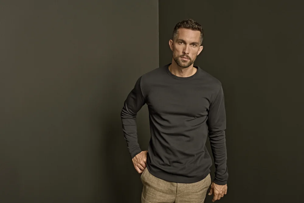 Herren Interlock T-Shirt langarm