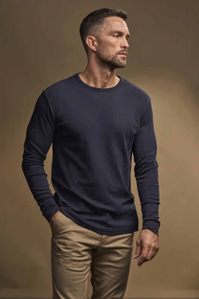 Herren Interlock T-Shirt langarm