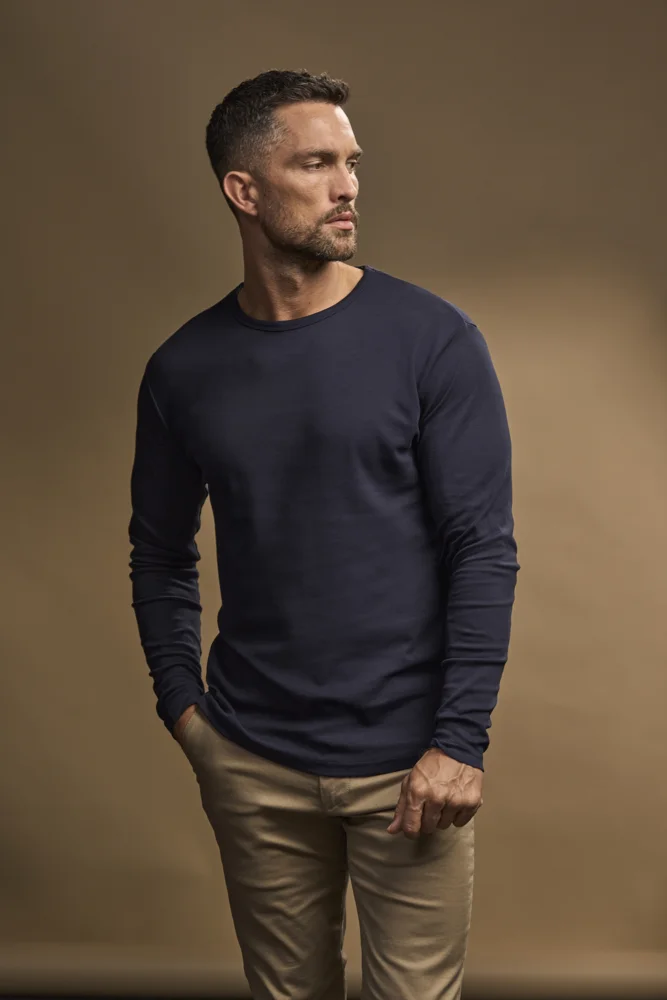 Herren Interlock T-Shirt langarm