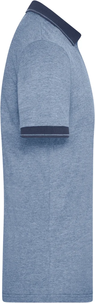 Men's Jersey Melange Polo