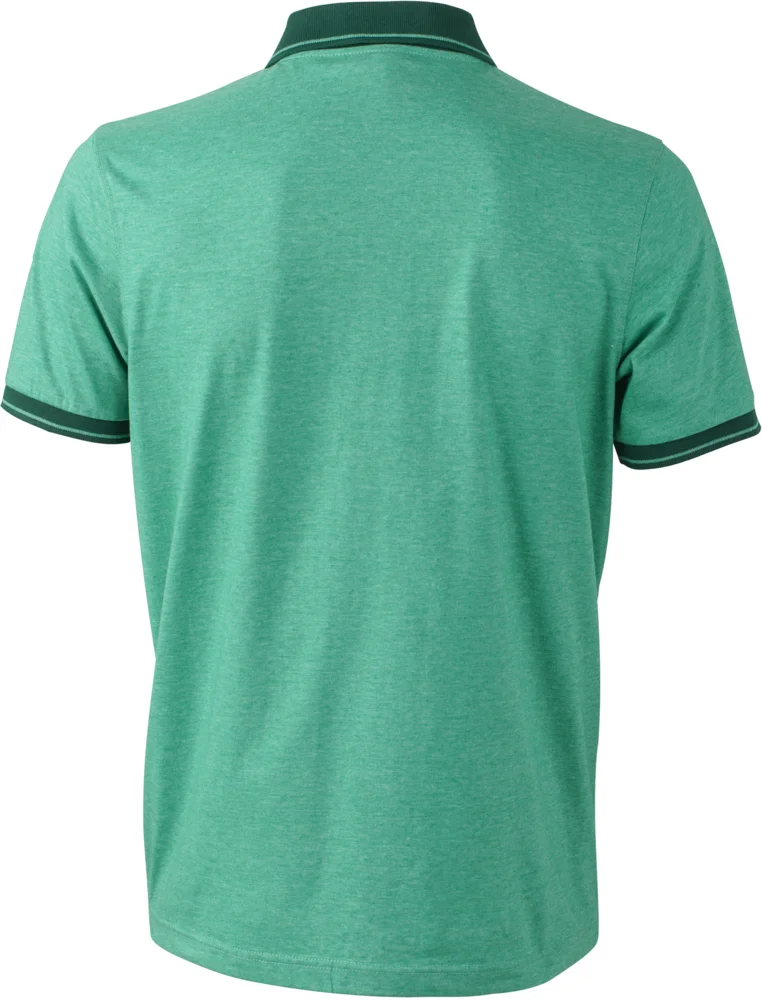 Men's Jersey Melange Polo