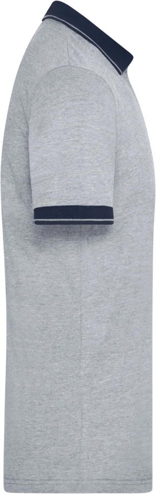 Men's Jersey Melange Polo