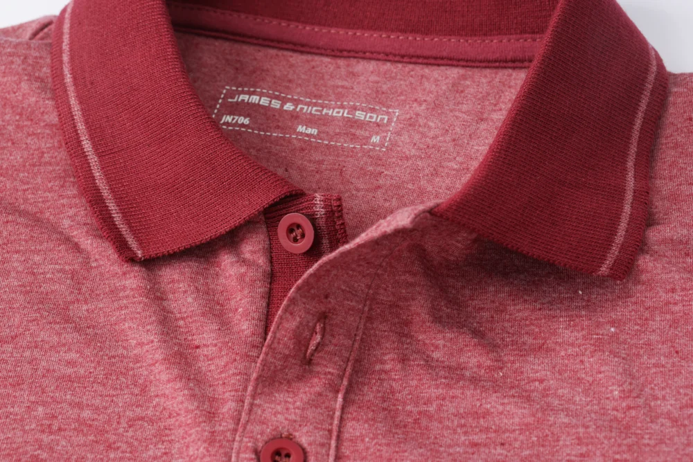 Men's Jersey Melange Polo