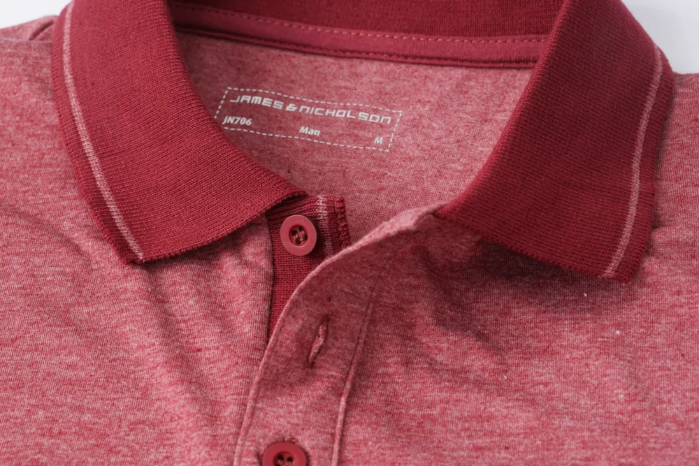 Men's Jersey Melange Polo