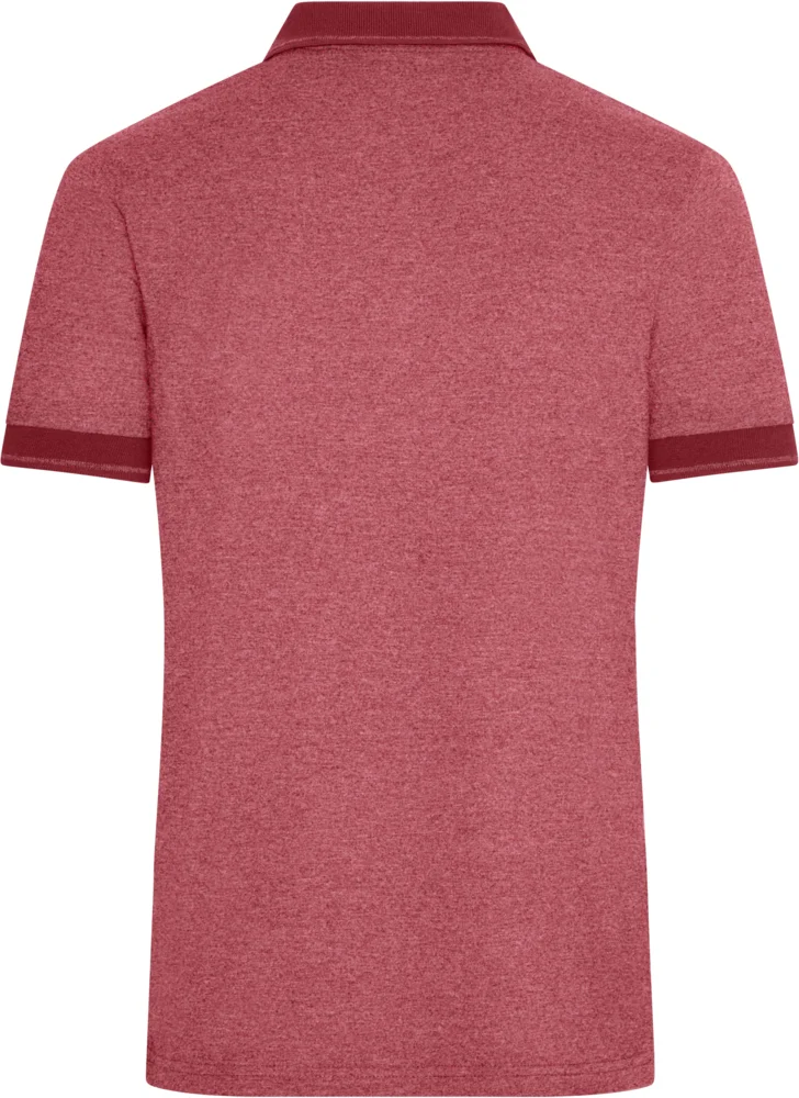 Men's Jersey Melange Polo