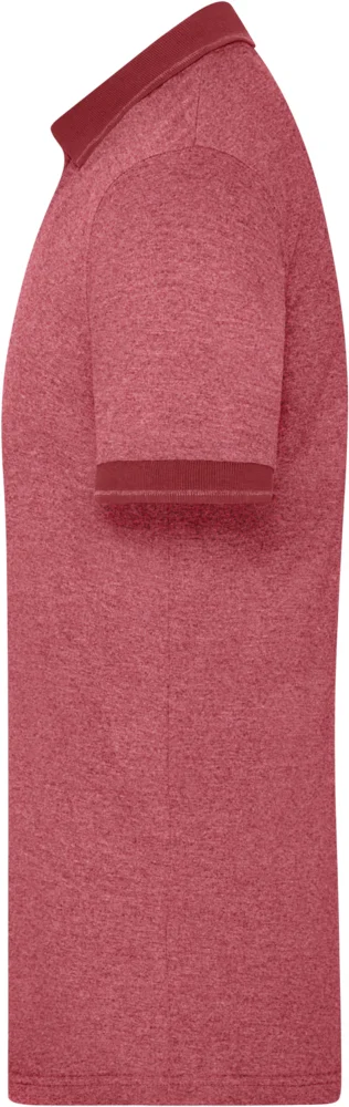Men's Jersey Melange Polo