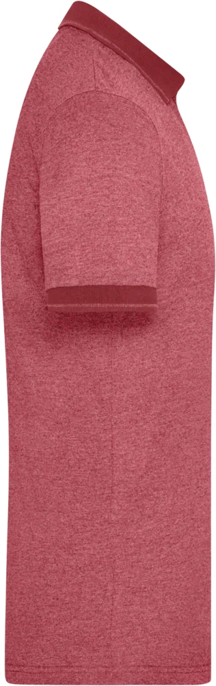 Men's Jersey Melange Polo