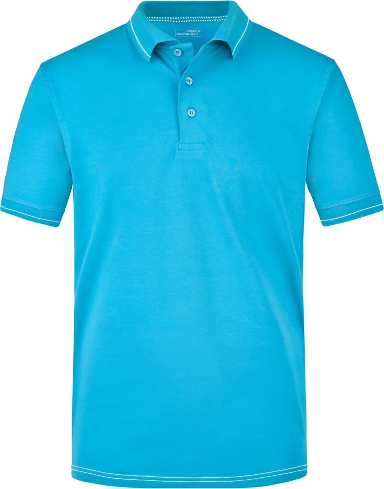Men's Jersey Stretch Polo
