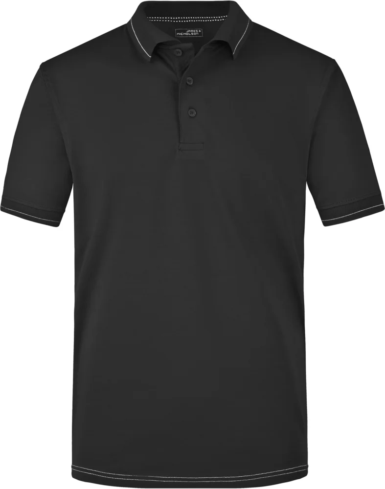 Men's Jersey Stretch Polo