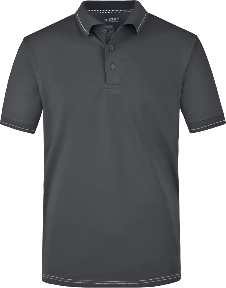 Men's Jersey Stretch Polo