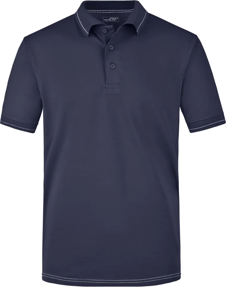 Men's Jersey Stretch Polo