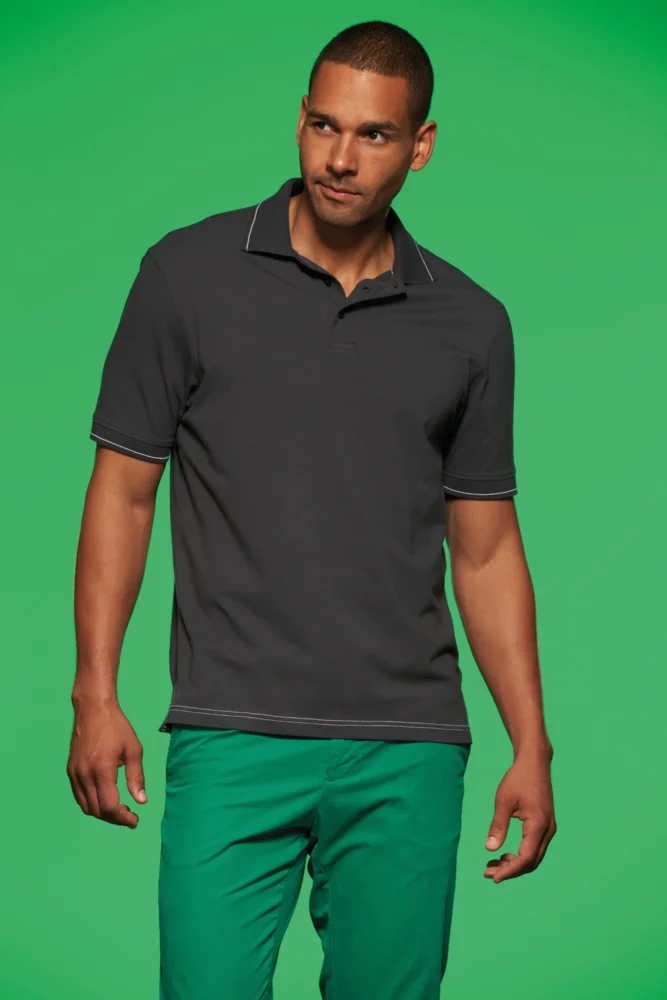 Men's Jersey Stretch Polo