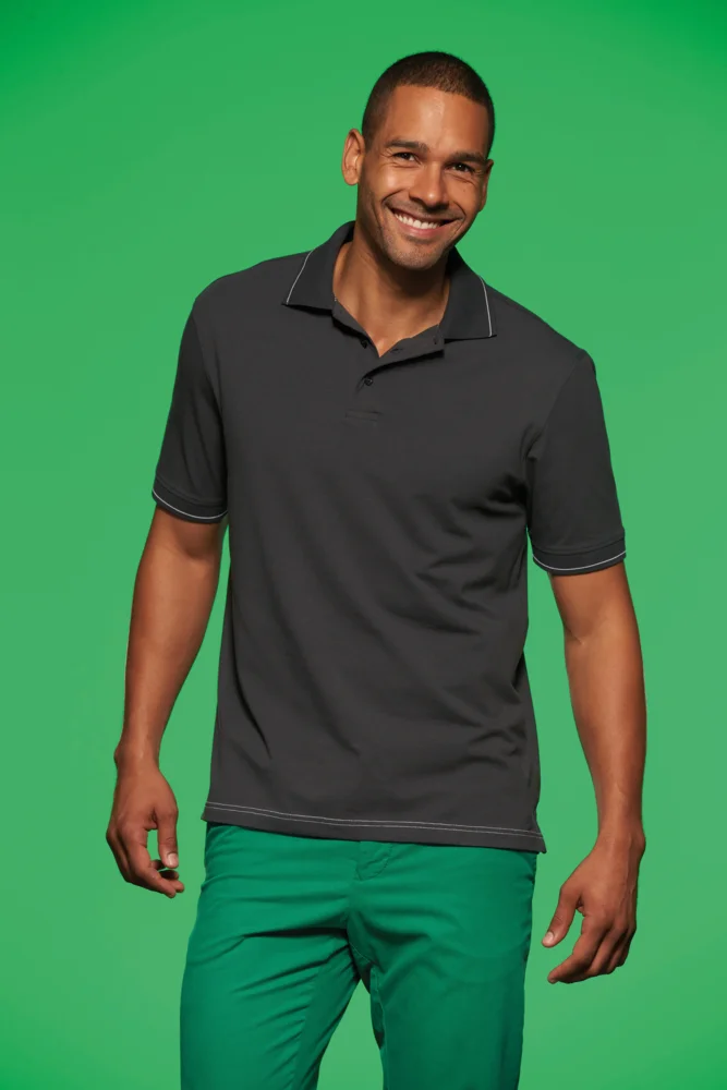 Men's Jersey Stretch Polo