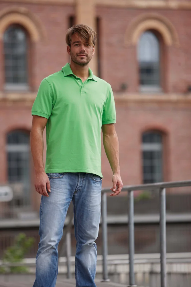 Men's Jersey Stretch Polo