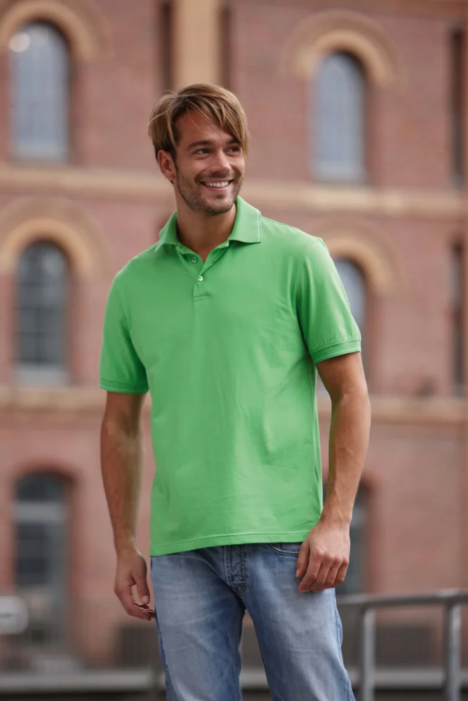 Men's Jersey Stretch Polo
