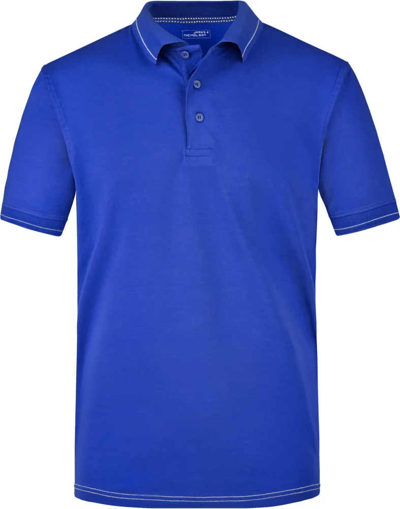 Men's Jersey Stretch Polo