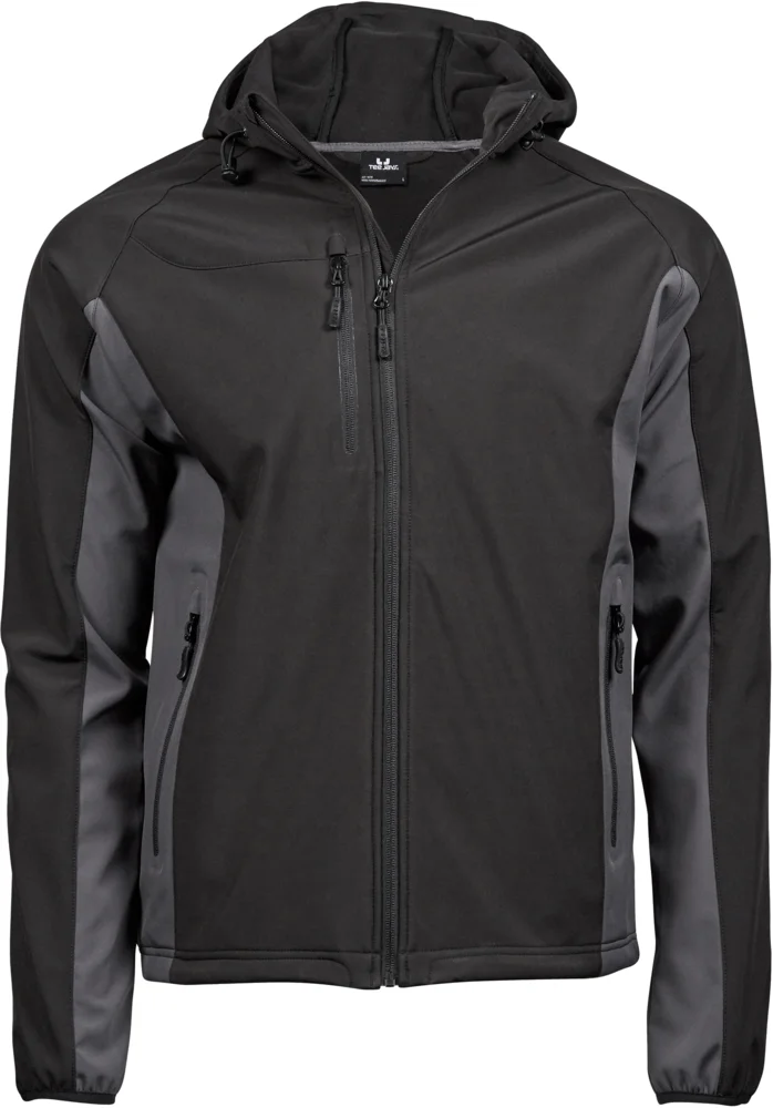 Men's Hooded 3-Layer Softshell Jacket