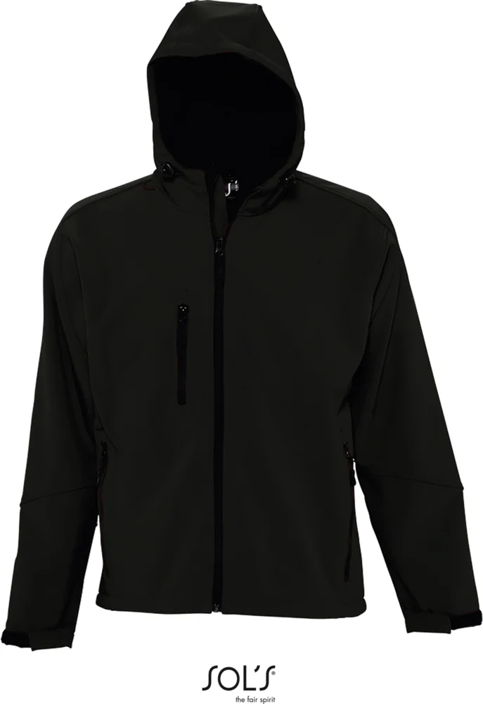 Men's Hooded 3-Layer Softshell Jacket