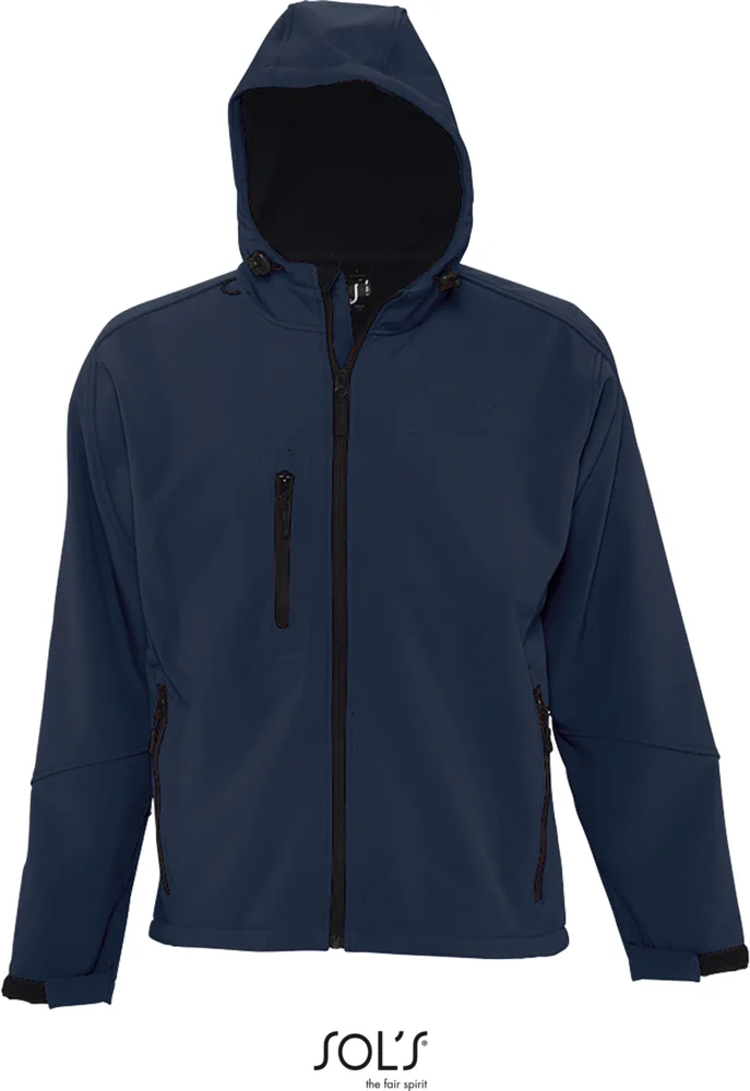 Men's Hooded 3-Layer Softshell Jacket