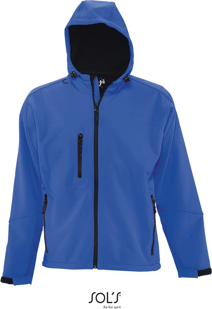 Men's Hooded 3-Layer Softshell Jacket