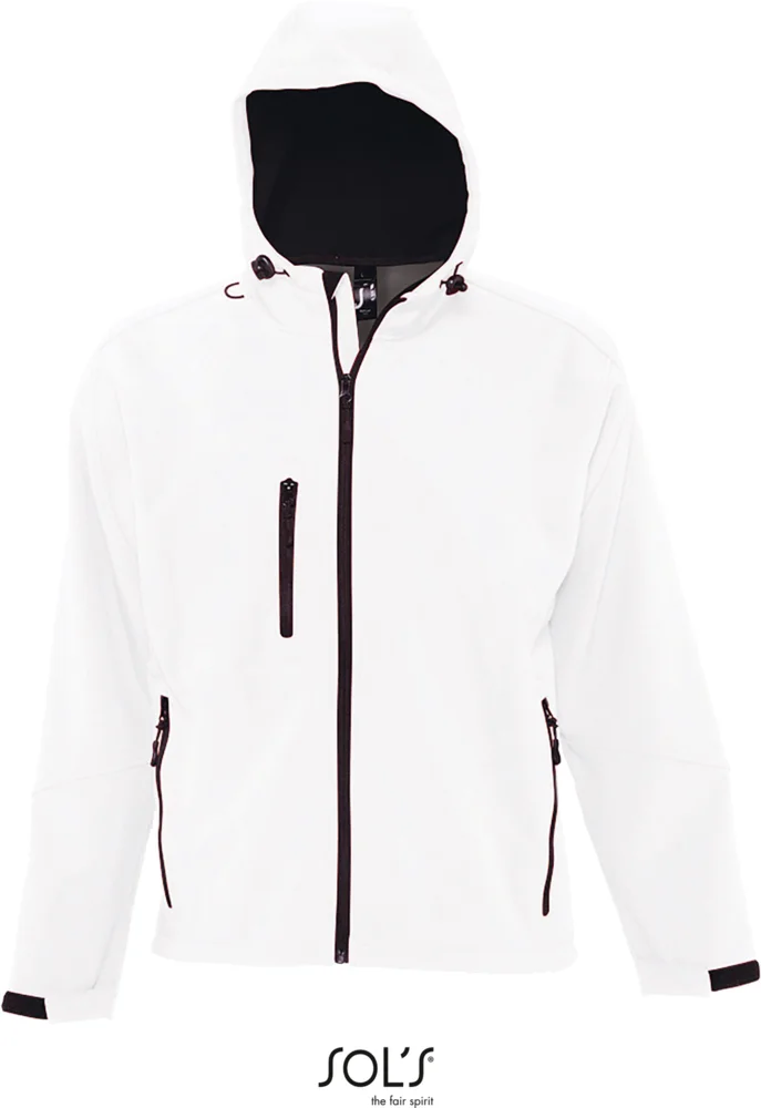 Men's Hooded 3-Layer Softshell Jacket