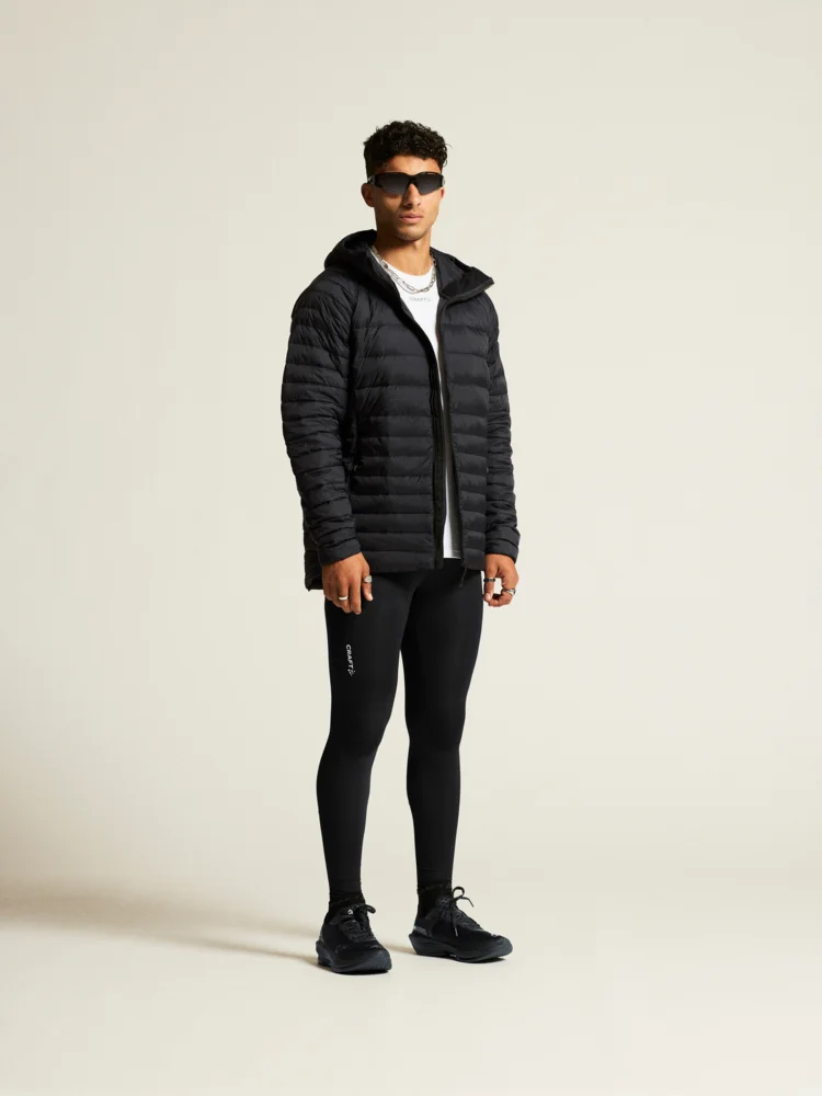 Herren Kapuzen Daunenjacke
