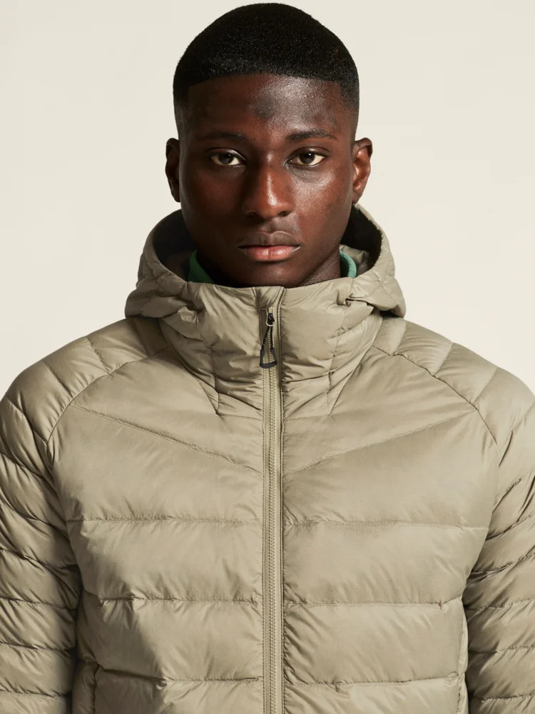 Herren Kapuzen Daunenjacke