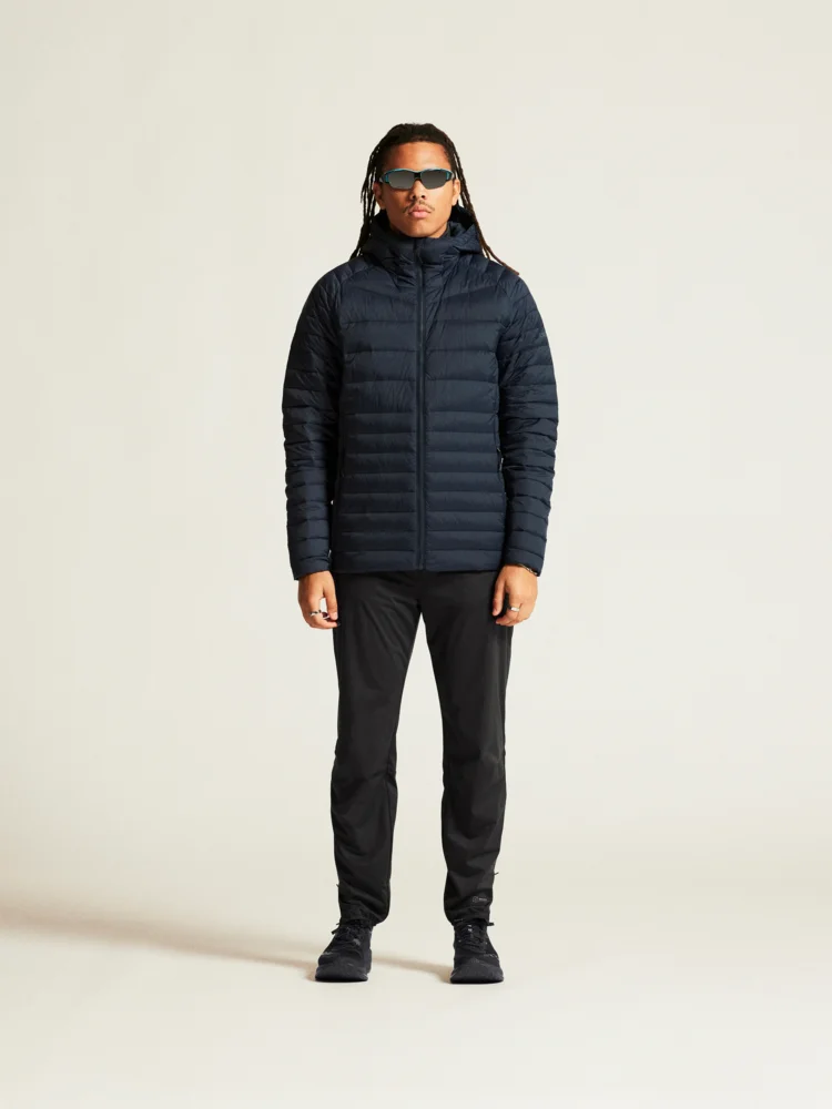 Herren Kapuzen Daunenjacke