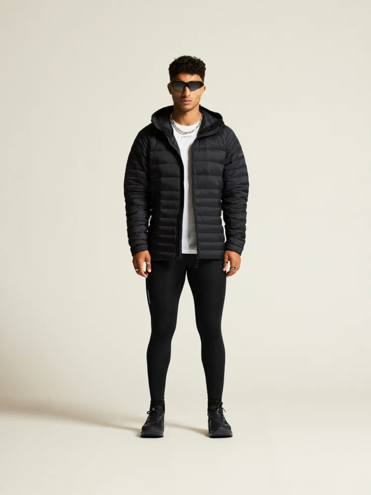 Herren Kapuzen Daunenjacke