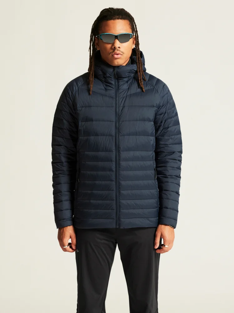 Herren Kapuzen Daunenjacke