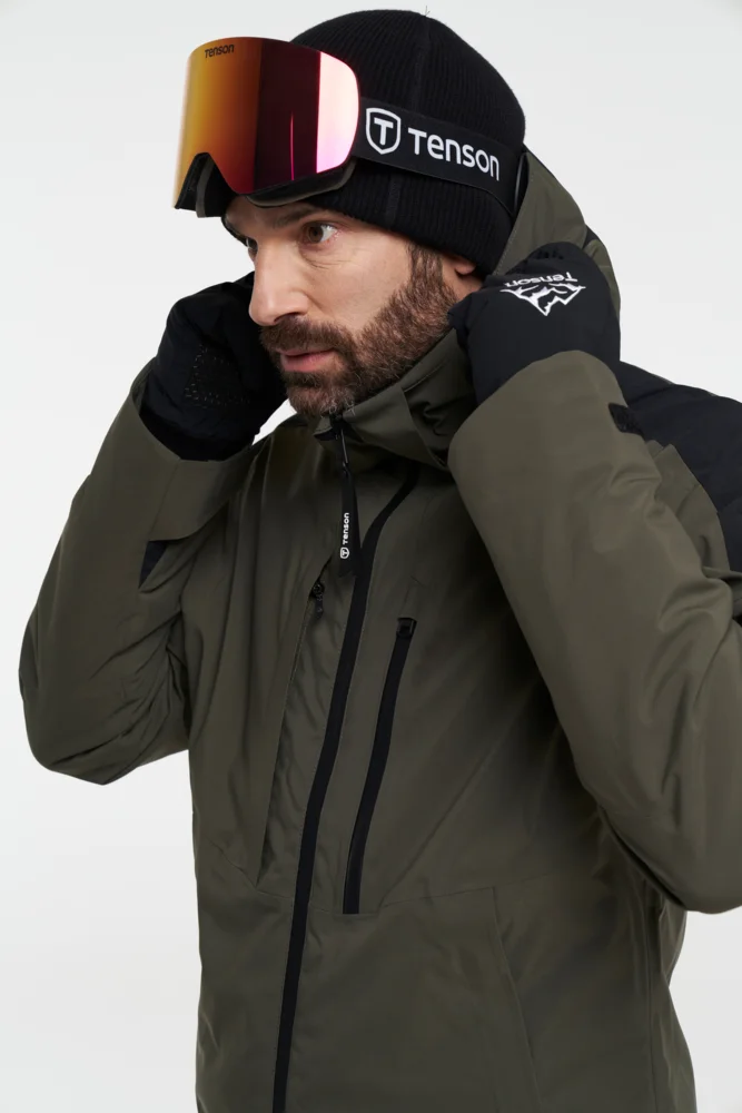 Herren Kapuzen Skijacke