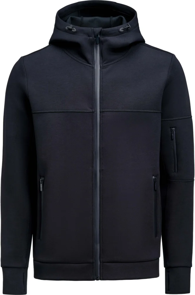 Herren Kapuzen Stretch Fleece Jacke