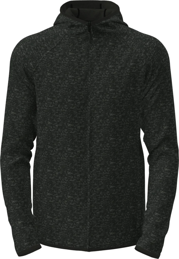 Herren Kapuzen Strickfleece Jacke