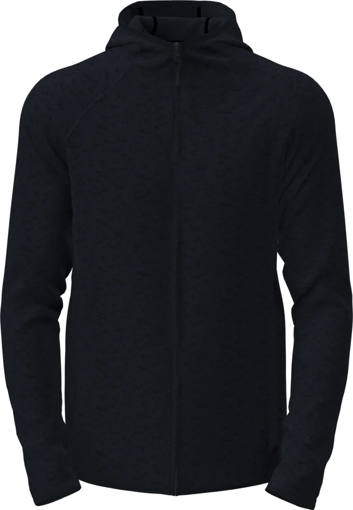 Herren Kapuzen Strickfleece Jacke