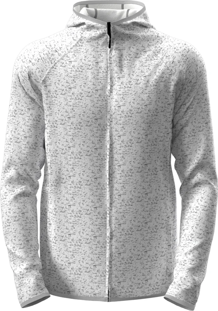 Herren Kapuzen Strickfleece Jacke